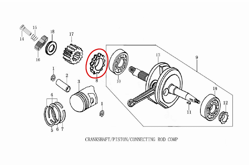 Zongshen Z-1125cc󥸥ѥɥ饤֥ ݥNO8663 - ɥĤ